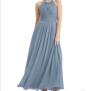 Azazie Regina steel grey